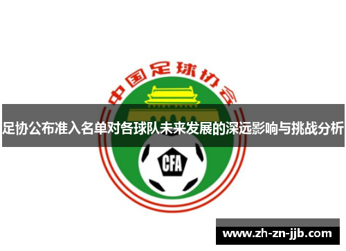 足协公布准入名单对各球队未来发展的深远影响与挑战分析